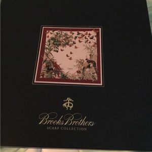 Brooks Brothers Audubon Society Silk Scarf New With Box